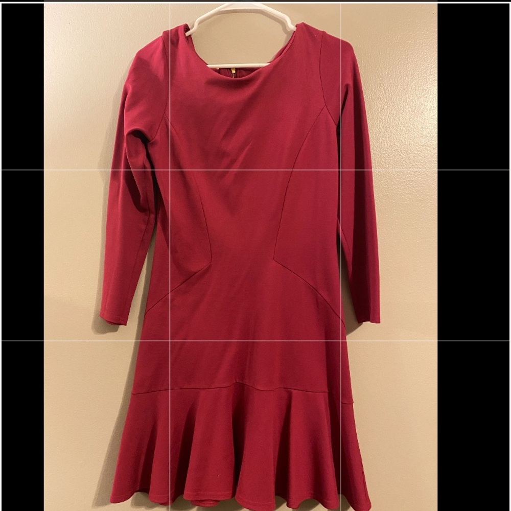 Cranberry pephem dress